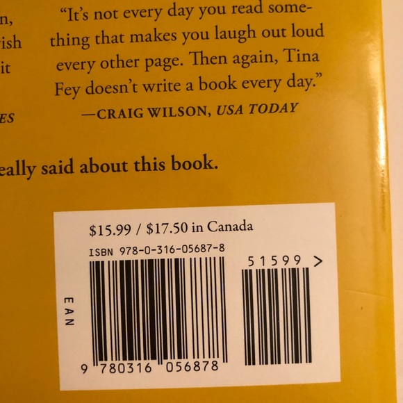 “Bossy pants” by Tina Fey Softcover Book - Picture 3 of 3